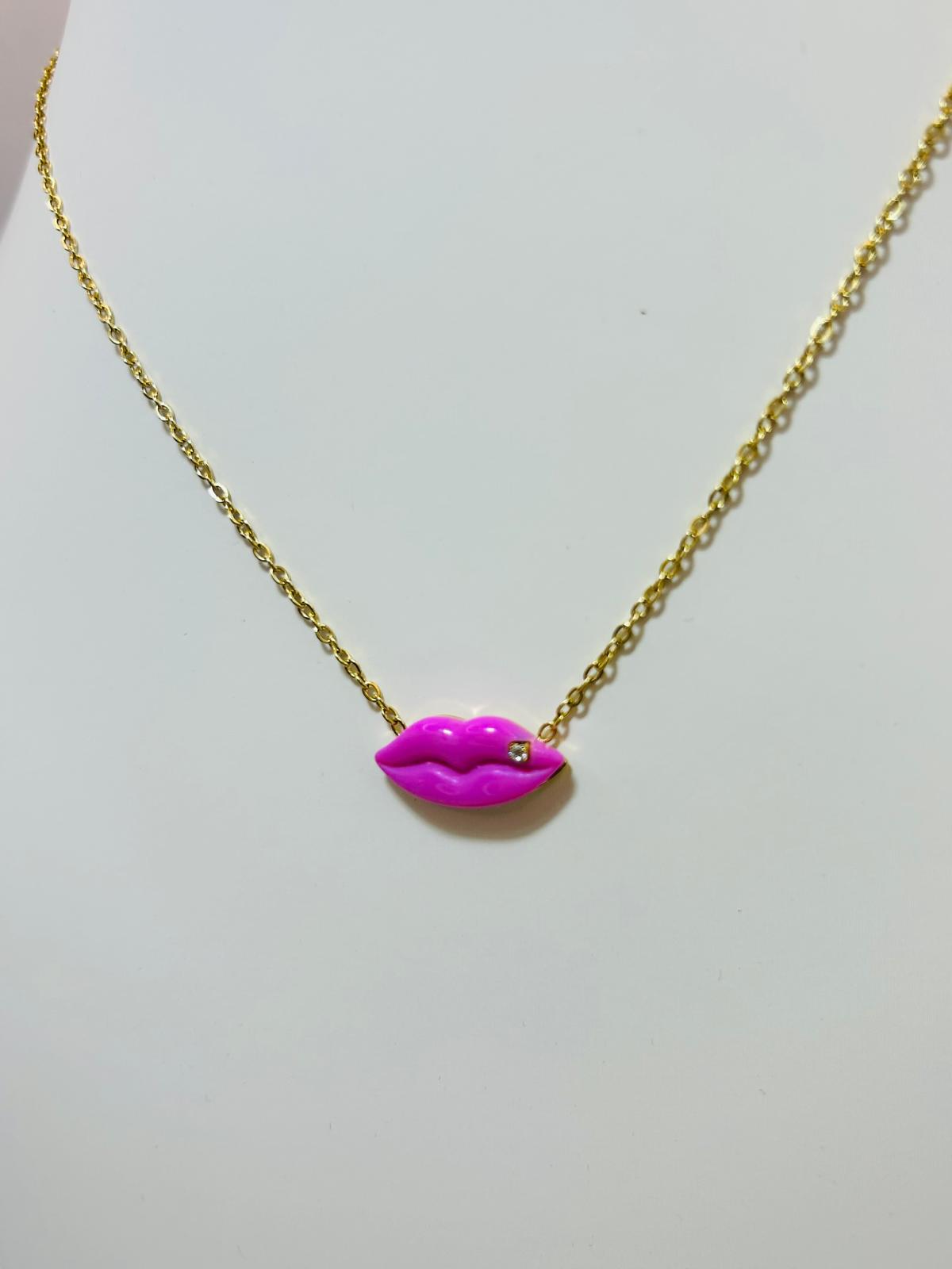 Collana Kiss Pink