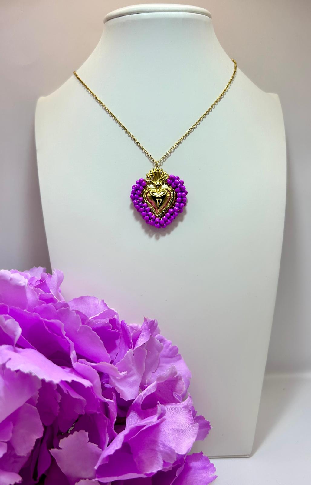 Collana Cuore Color