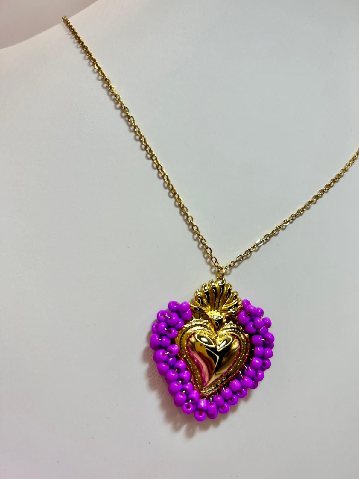 Collana Cuore Color