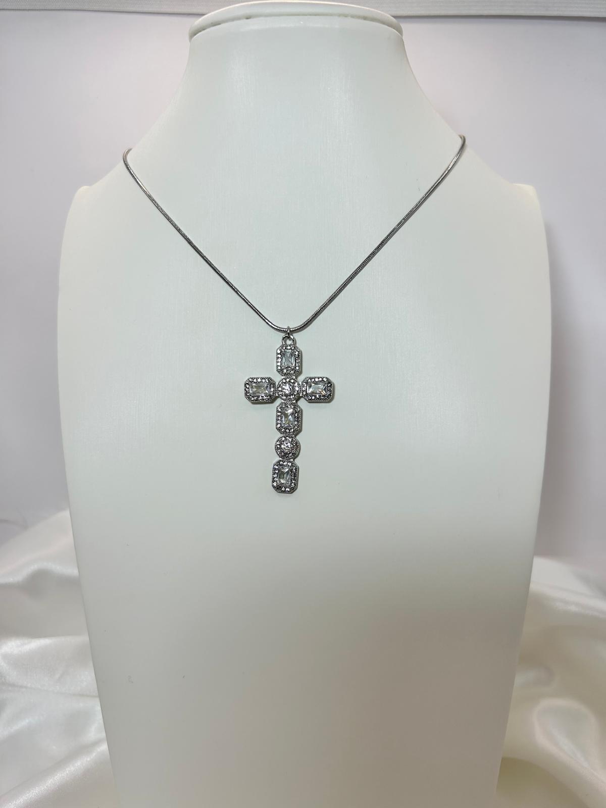 Collana Croce Diamond
