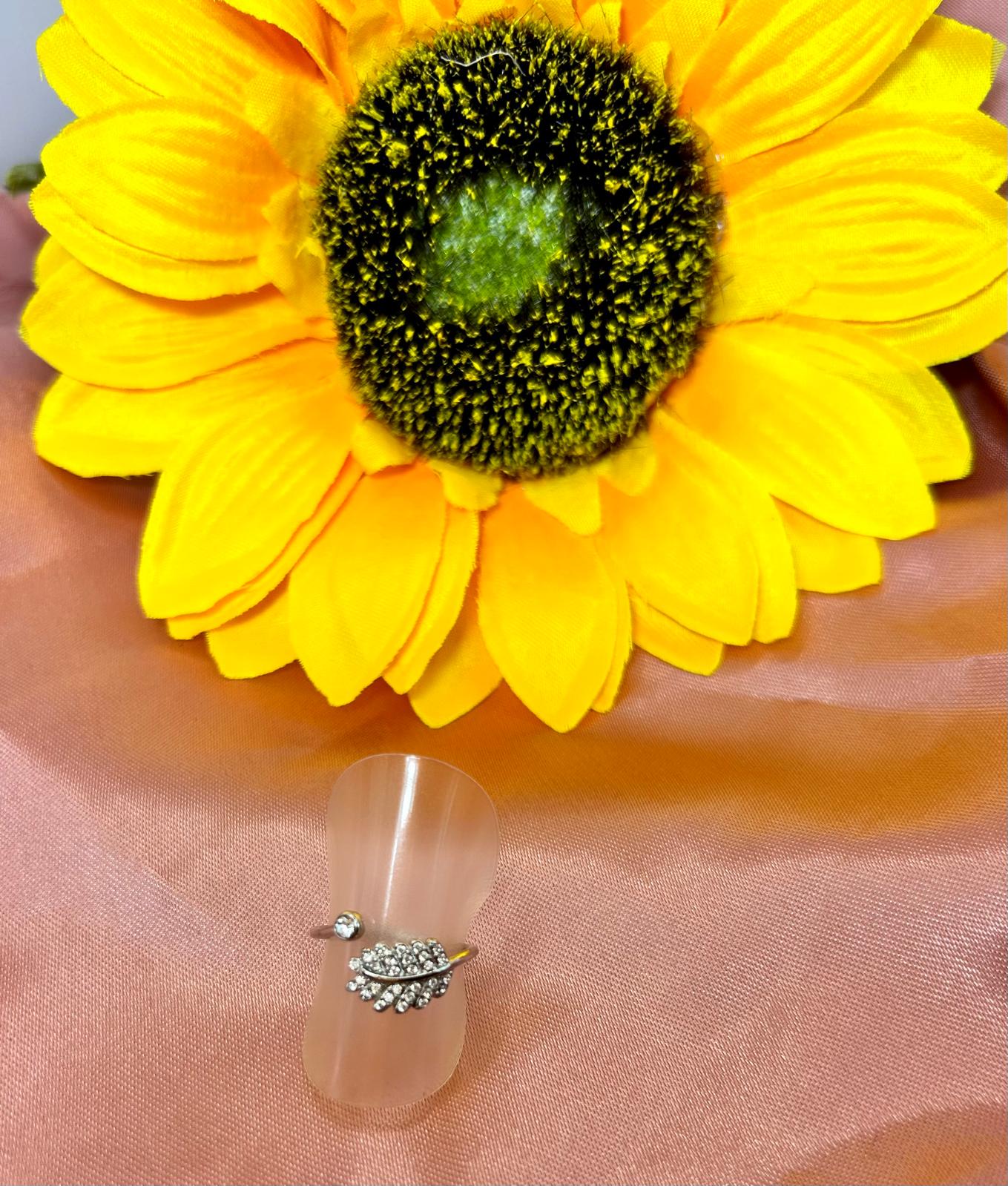 Anello Fogliolina Brilla