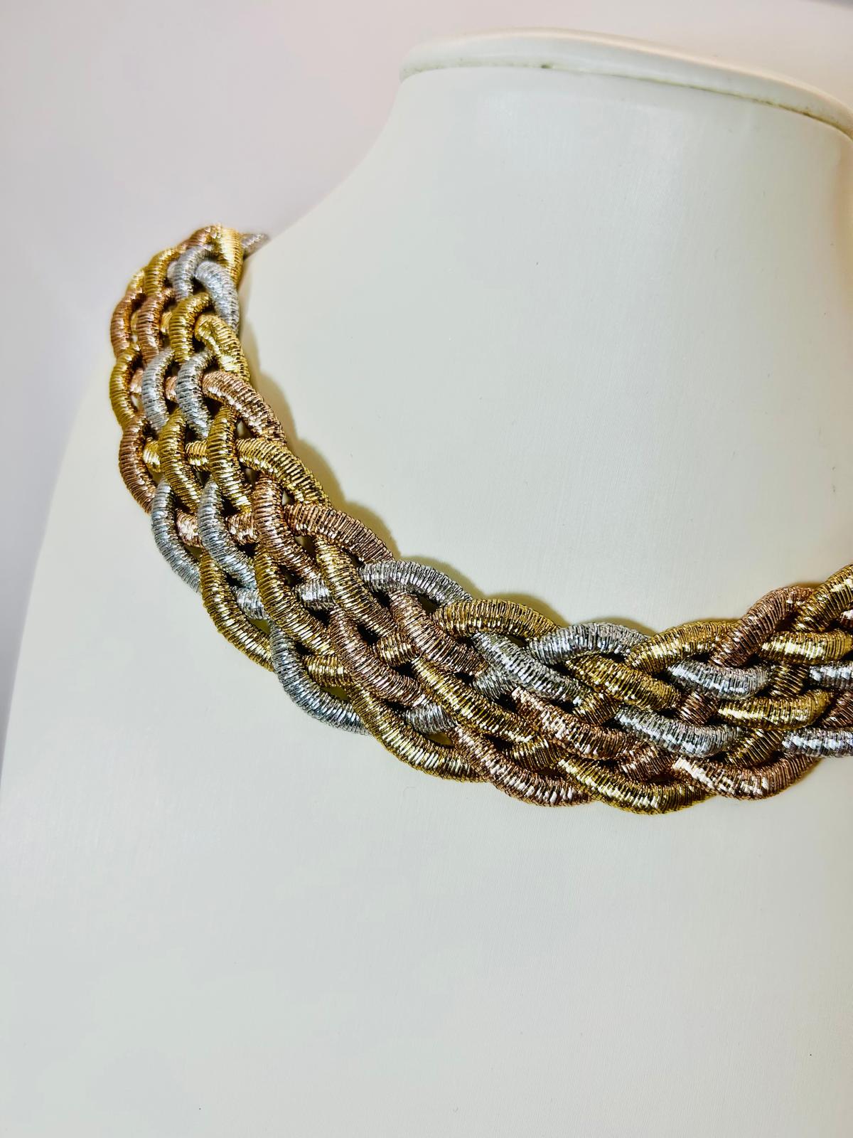 Collana Treccia di Colore