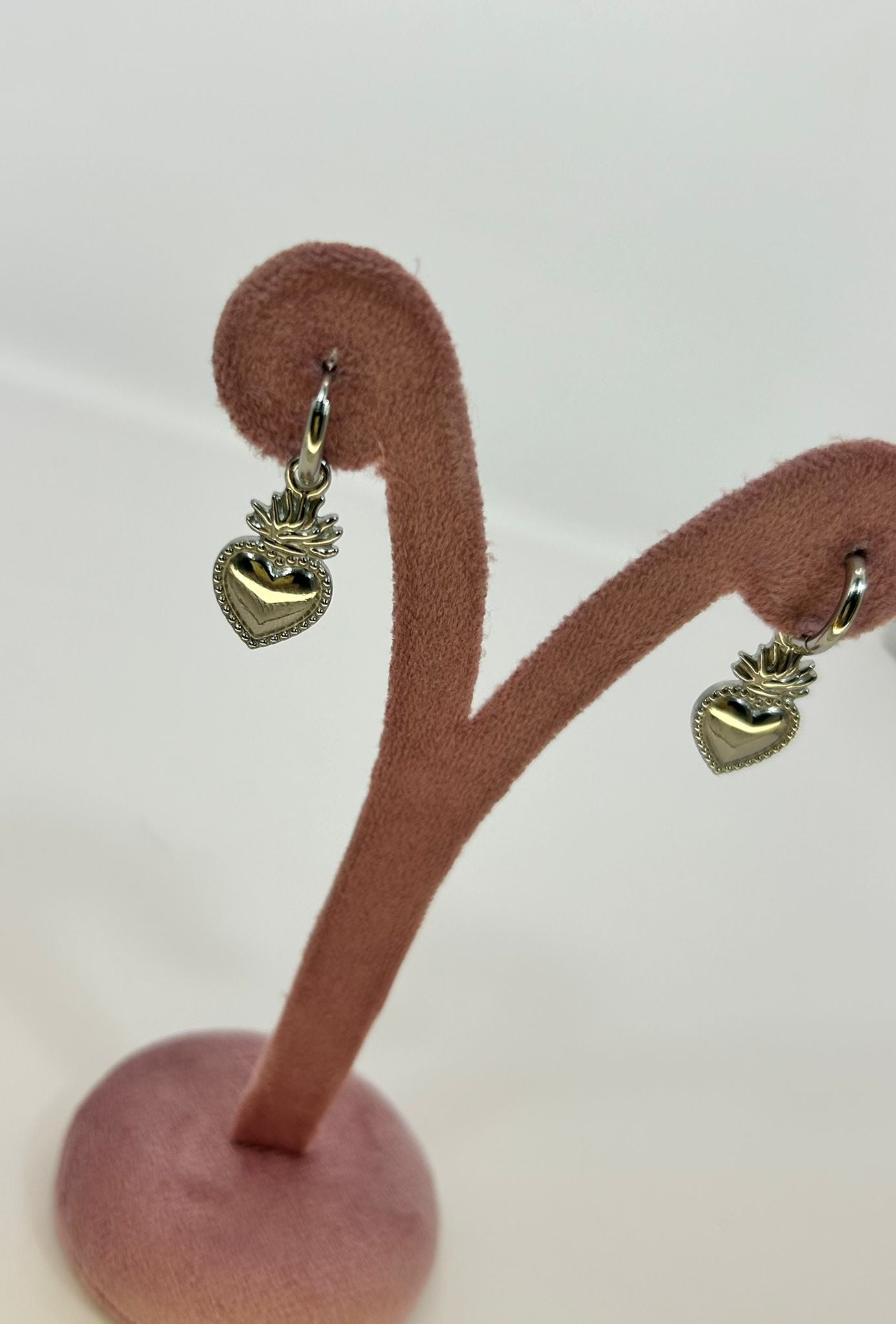 ORECCHINI CUORE SACRO