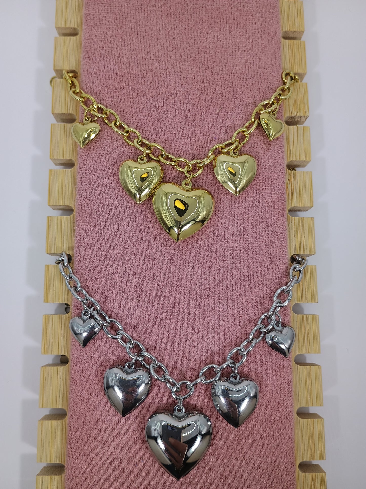 BRACCIALE CUORI SONAGLI