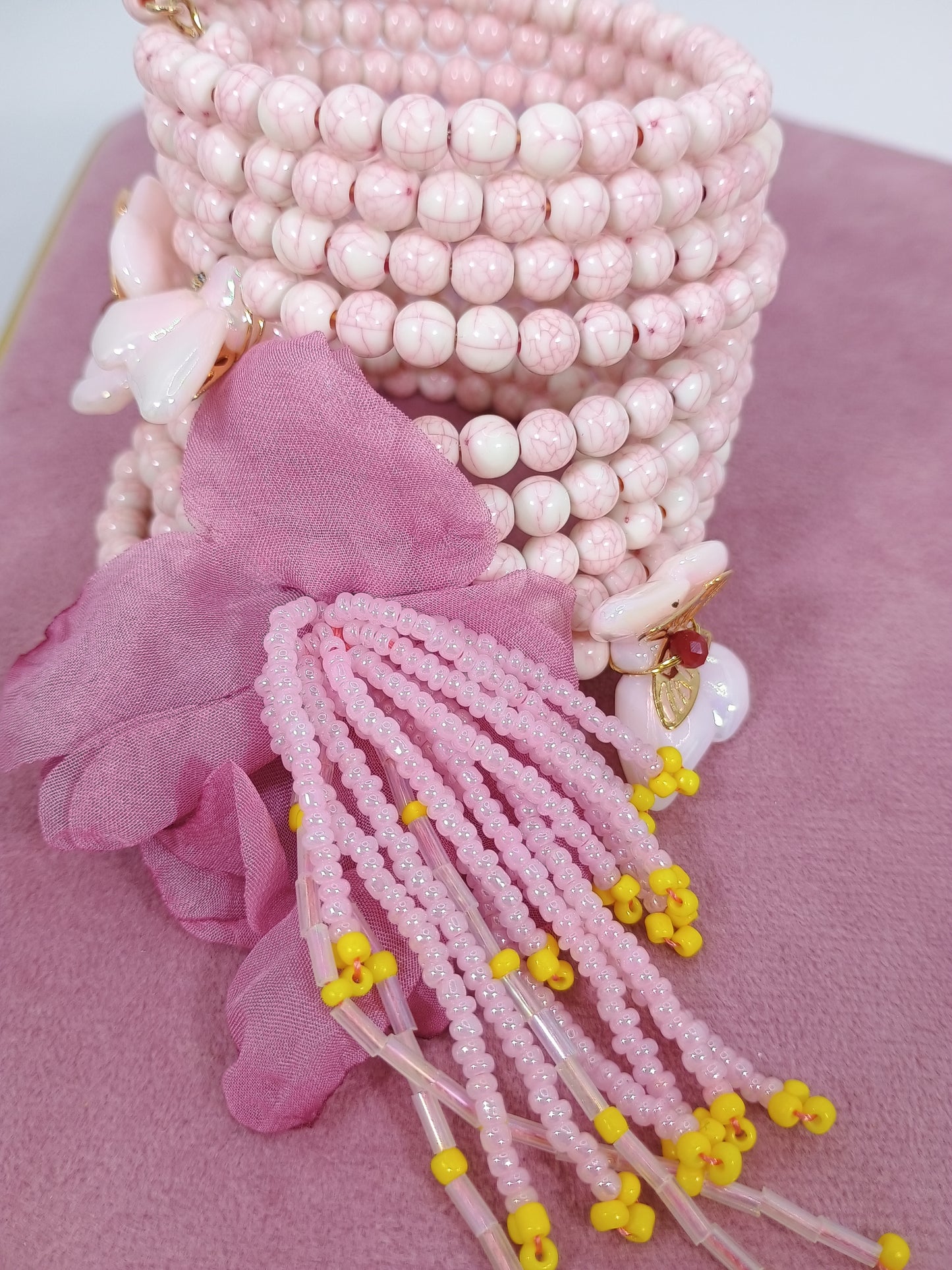 BRACCIALE PINK FLY