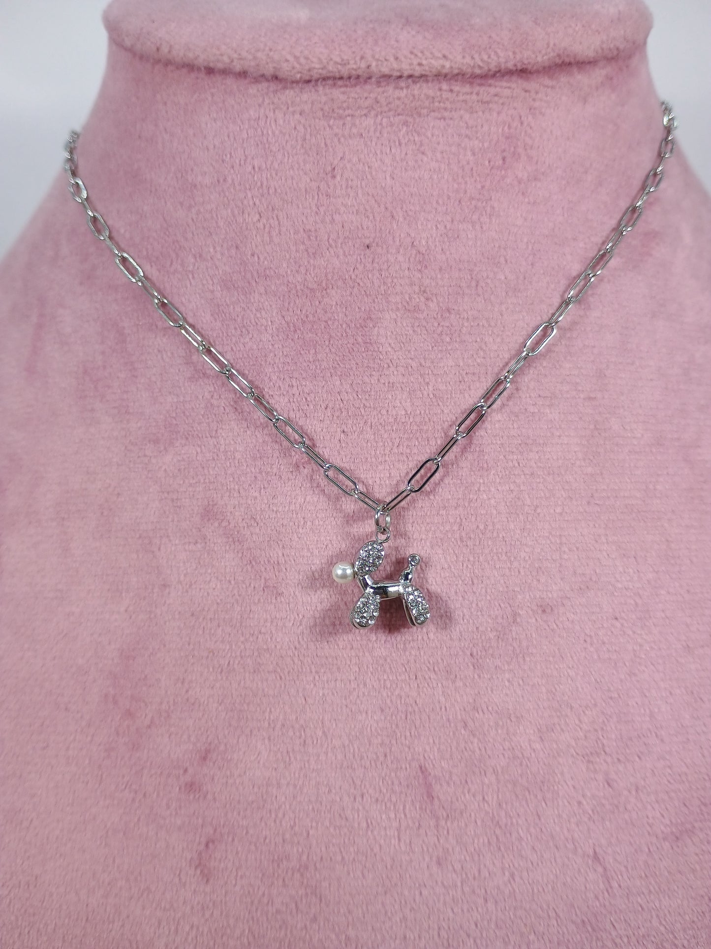 COLLANA CANE BRILLA