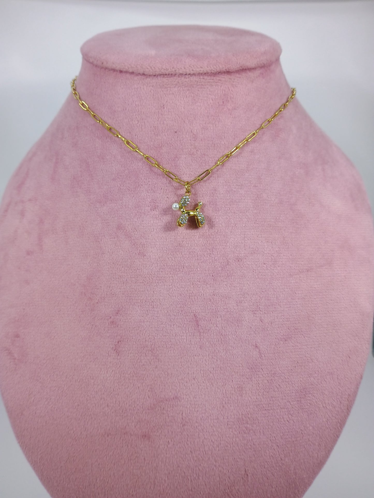 COLLANA CANE BRILLA
