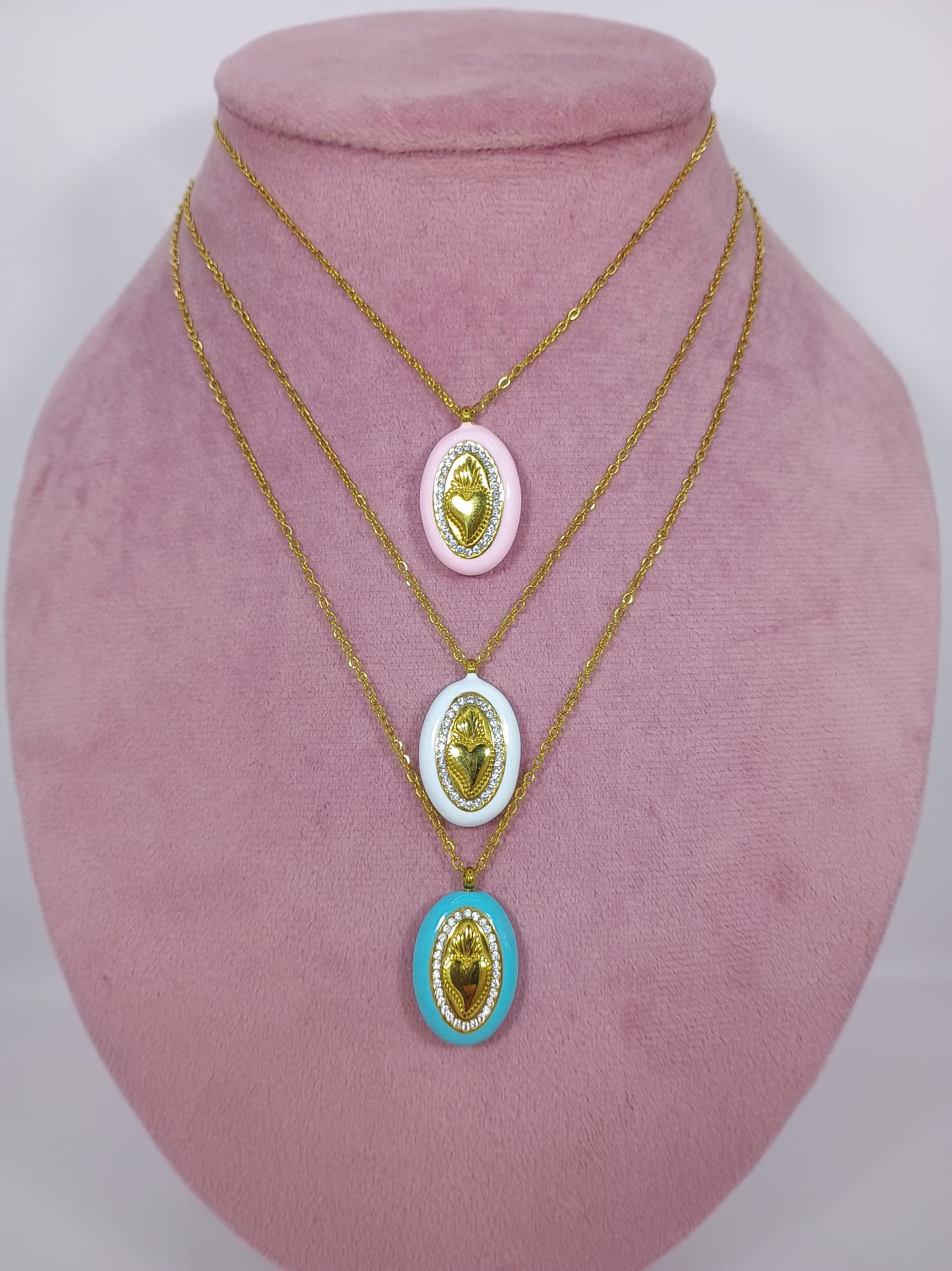 COLLANA CUORE COLOR