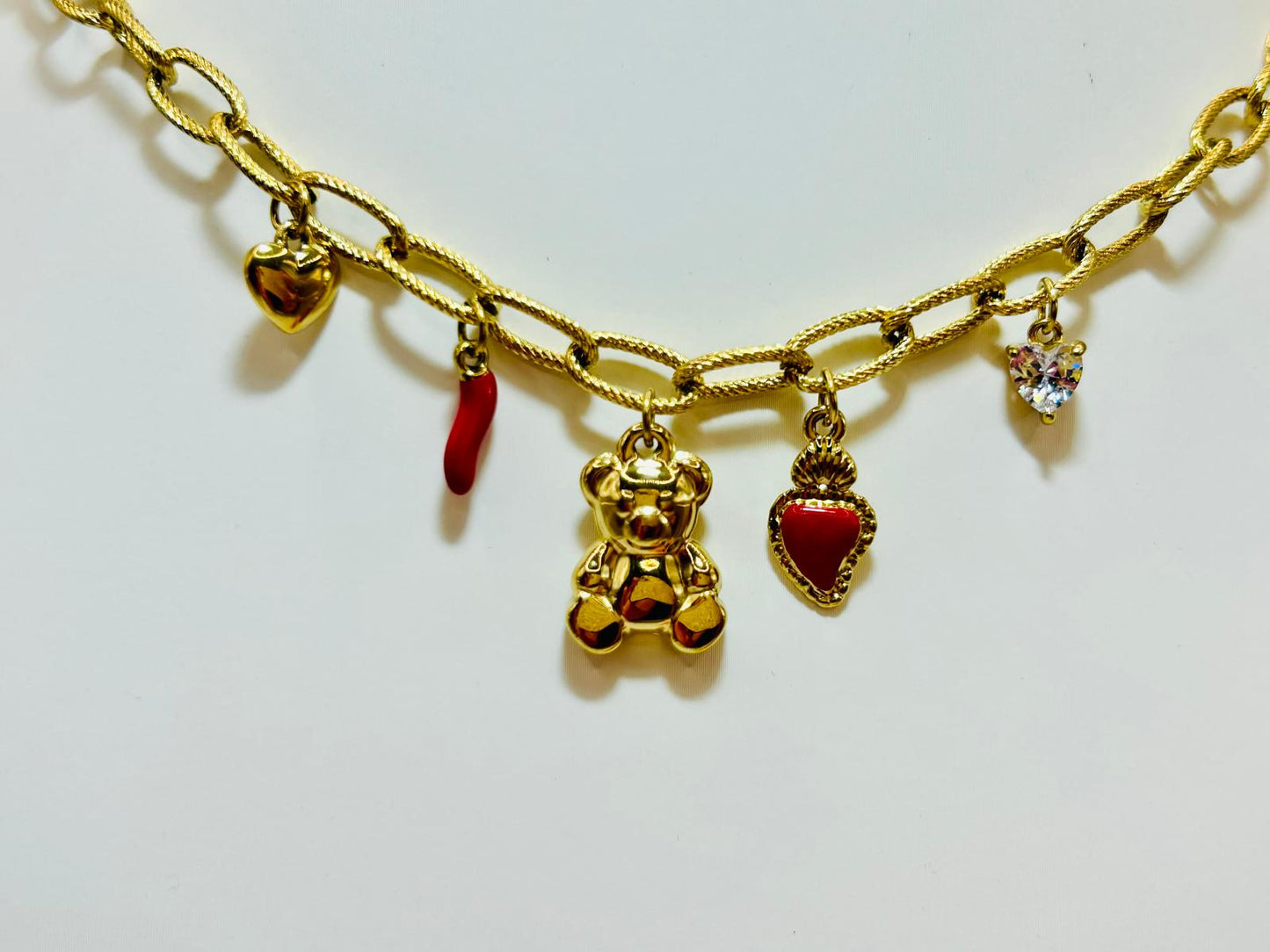 Collana Teddy Red