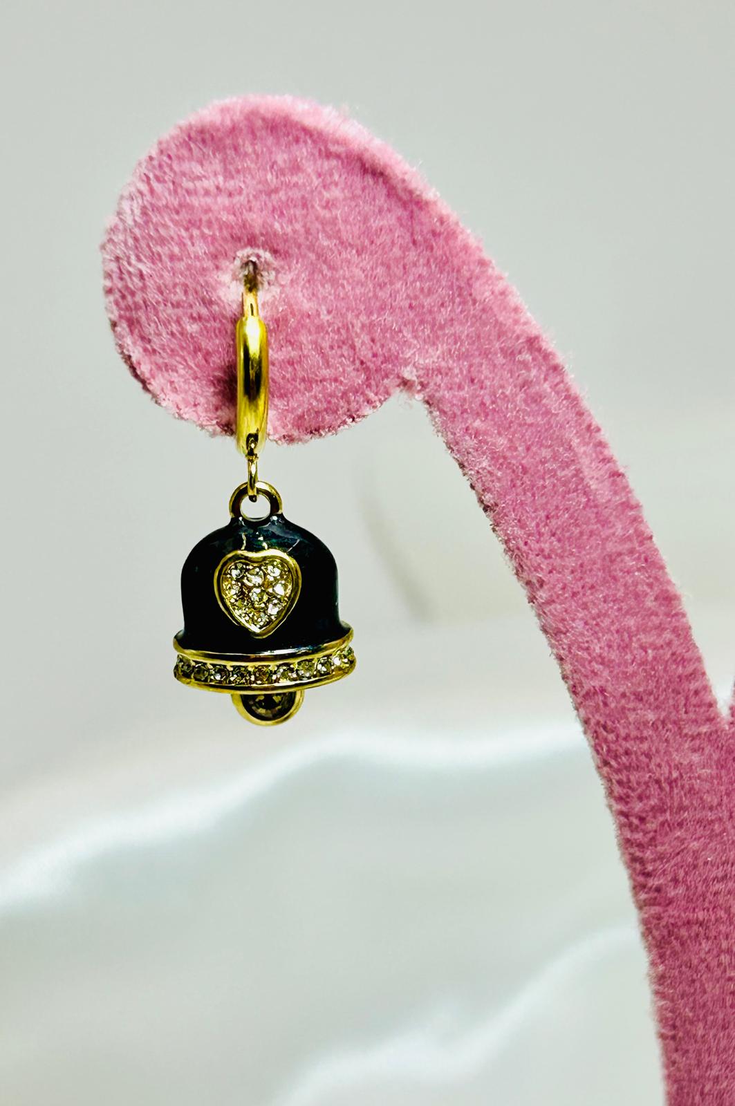 ORECCHINI CAMPANCUORE BLACK