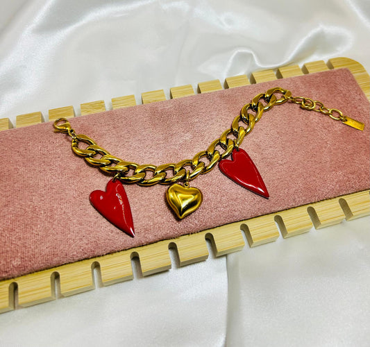 BRACCAILE HEART RED