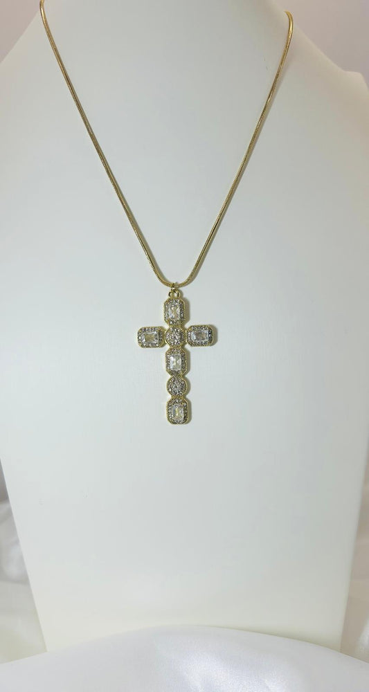 Collana Croce Diamond
