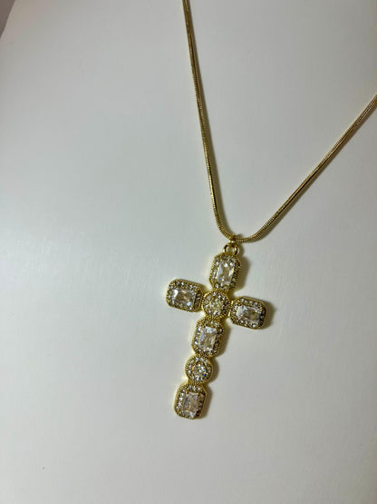 Collana Croce Diamond