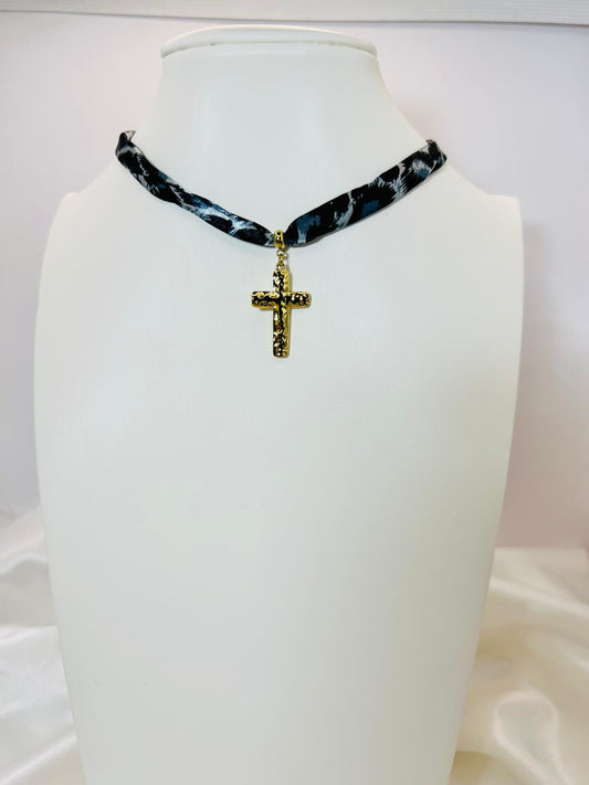 Collana Raso Blu