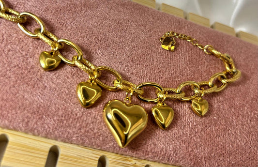 Bracciale 5 Cuori