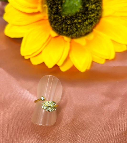 Anello Fogliolina Brilla