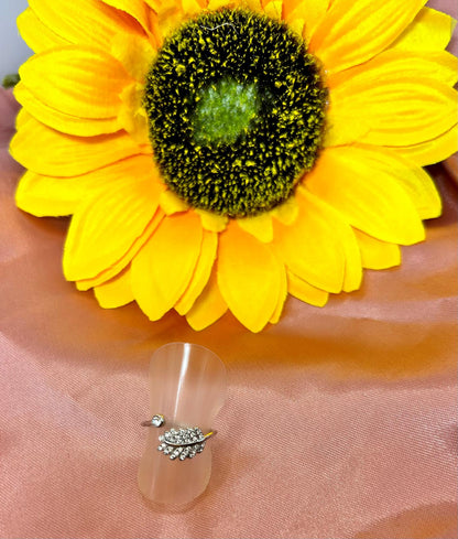 Anello Fogliolina Brilla