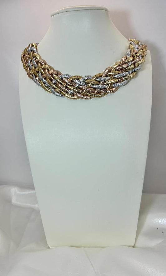Collana Treccia di Colore