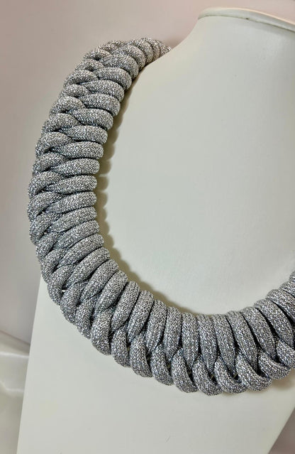 Collana Treccia Luminosa