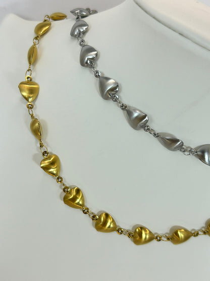 COLLANA CUORI SONAGLIO