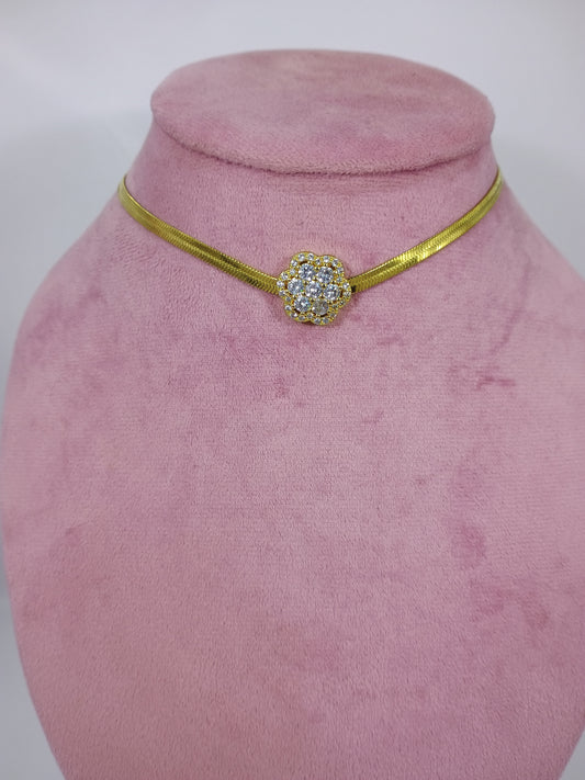 COLLANA SNAKE DIAMOND