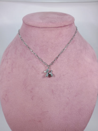 COLLANA CANE BRILLA