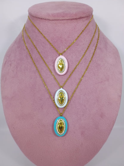 COLLANA CUORE COLOR