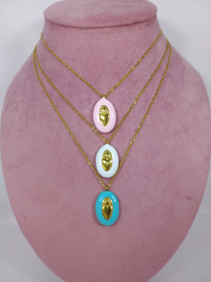 COLLANA CUORE COLOR