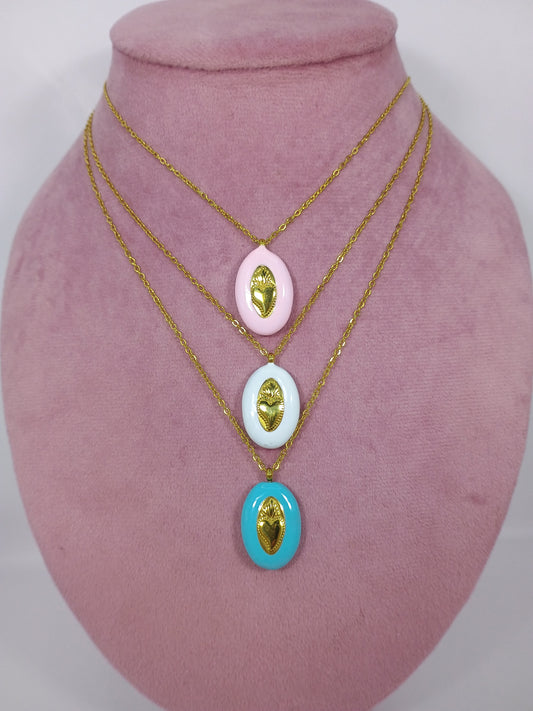 COLLANA CUORE COLOR