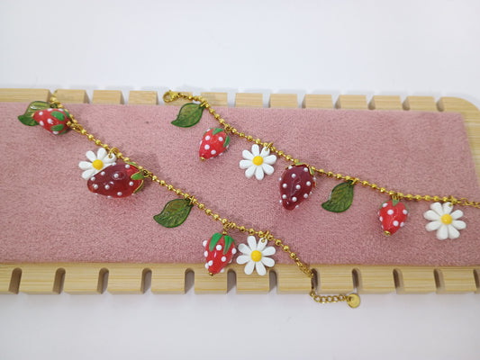 BRACCIALE FRAGOLA