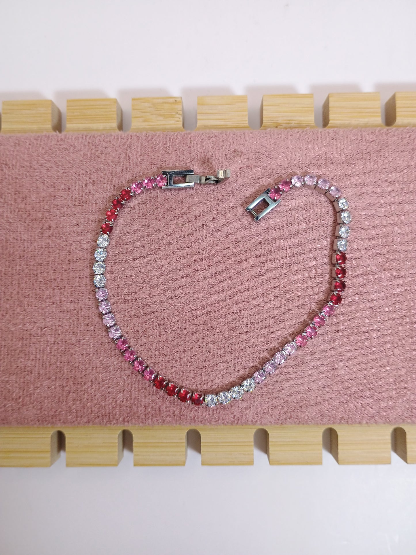 BRACCIALE TENNIS ROSE
